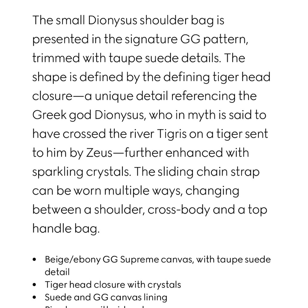 Authentic Gucci Dionysus Rectangular Bag Obo Need… - image 3